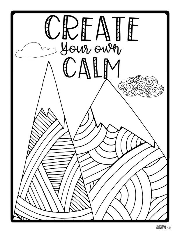 Free Printable Mindfulness Coloring Pages Pdf